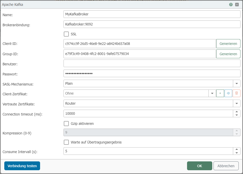 Apache Kafka Plug-in